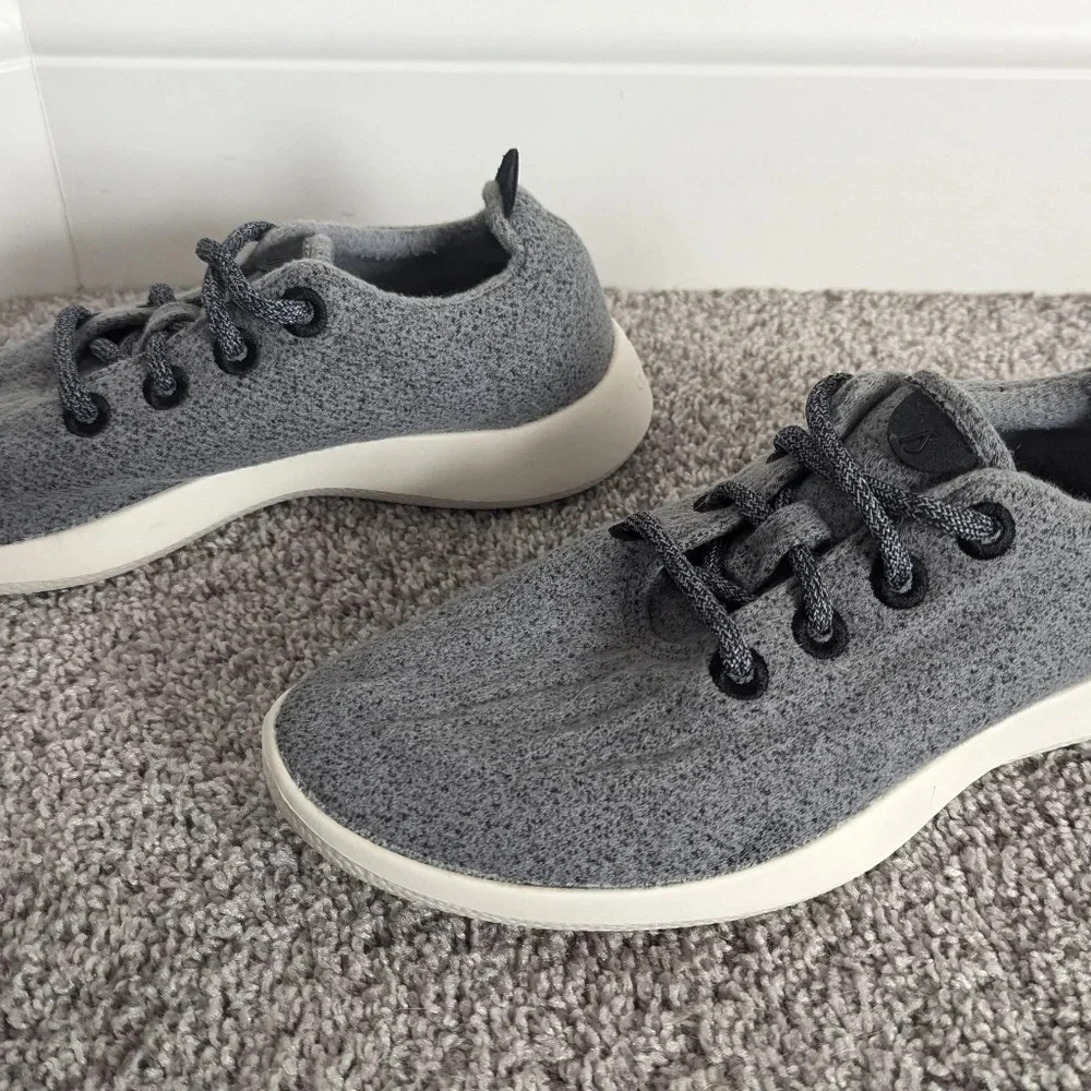 Allbirds Wool Runners Grey sz 8 - Picture 3 of 7